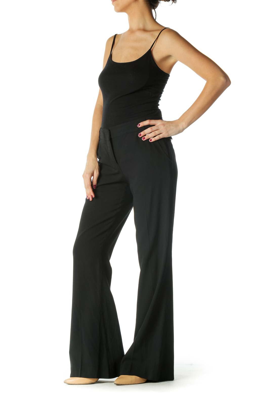 Black Wide-leg Pants