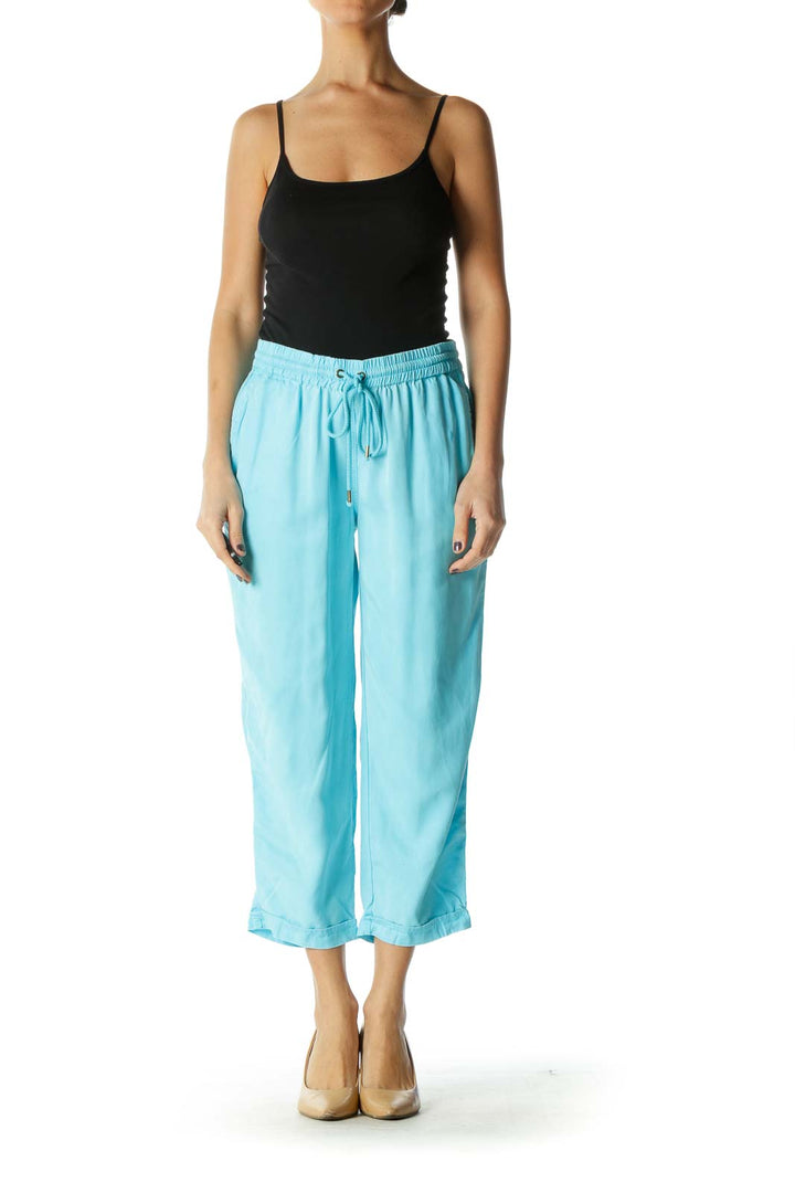 Blue Casual SweatPant Pant