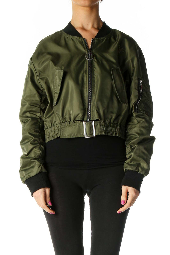 Green Bomber Jacket