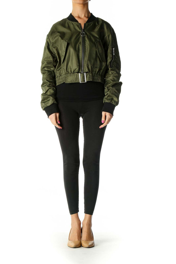 Green Bomber Jacket