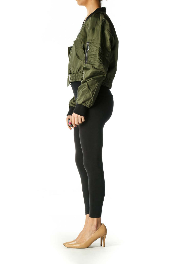 Green Bomber Jacket