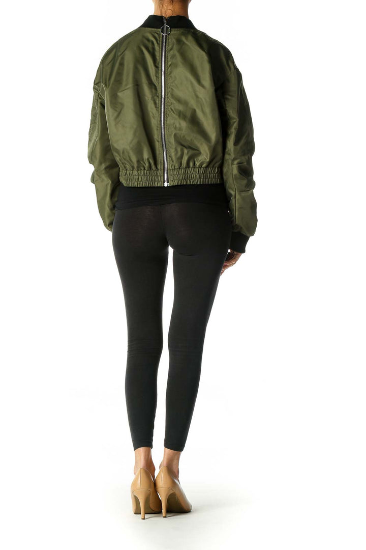 Green Bomber Jacket