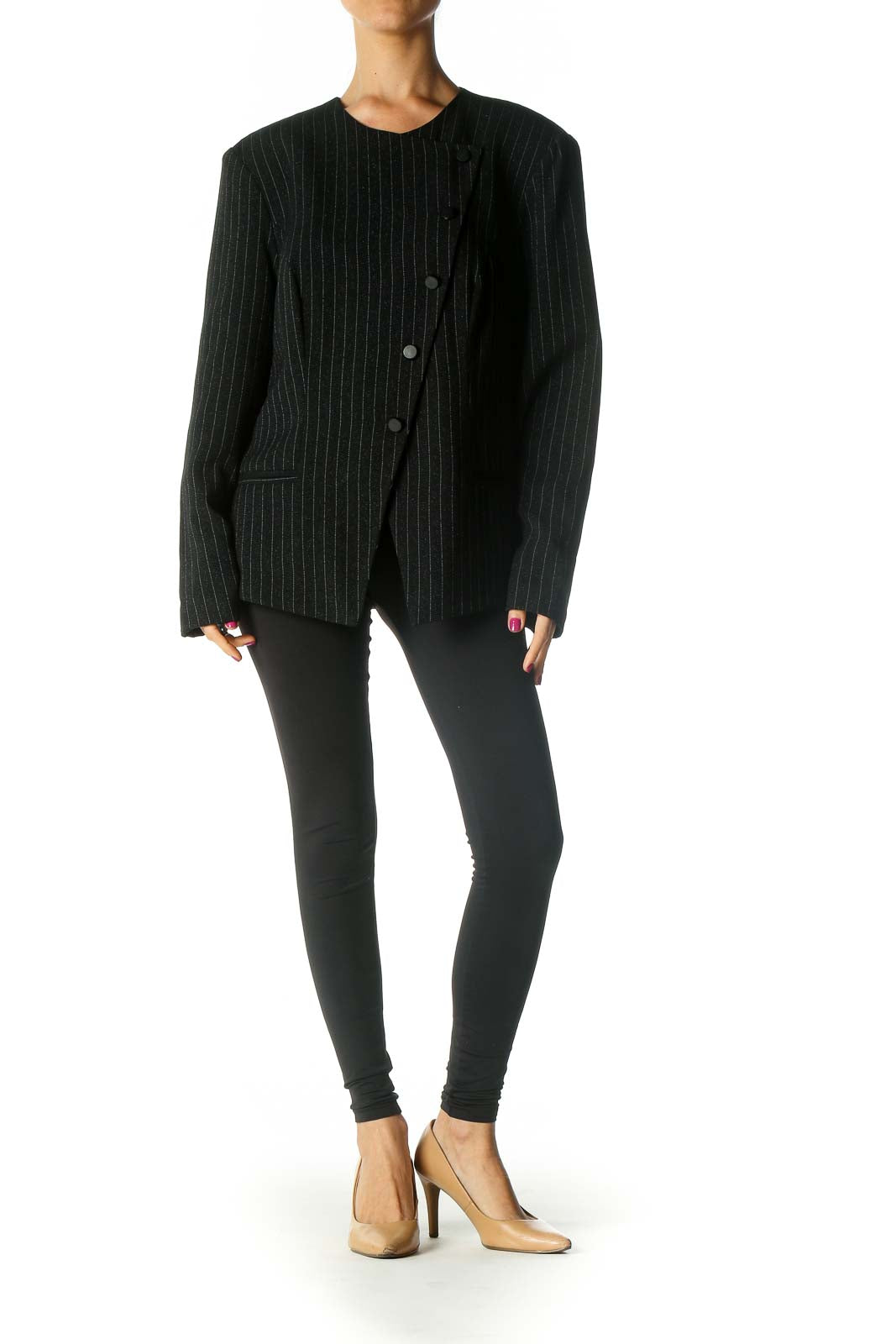 Black Striped Retro Jacket