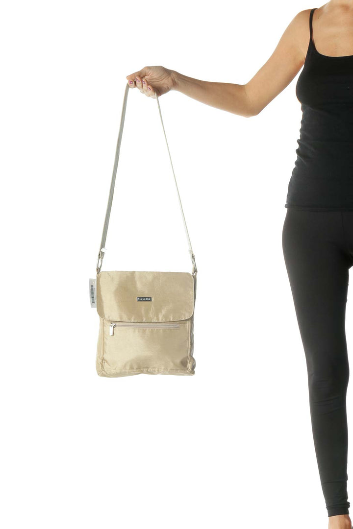 Beige Crossbody Bag