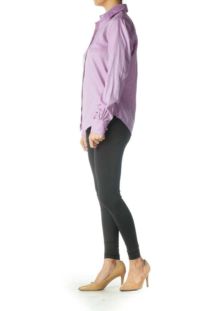 Pink Solid Casual Shirt