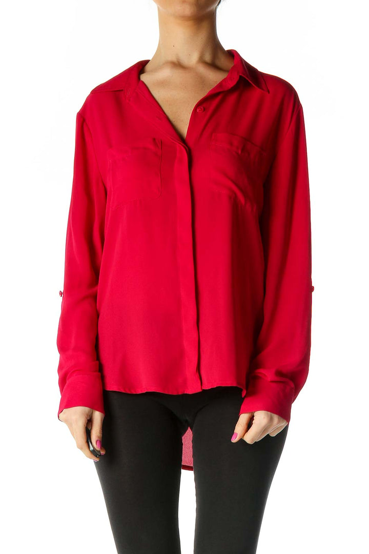 Red Solid Shirt