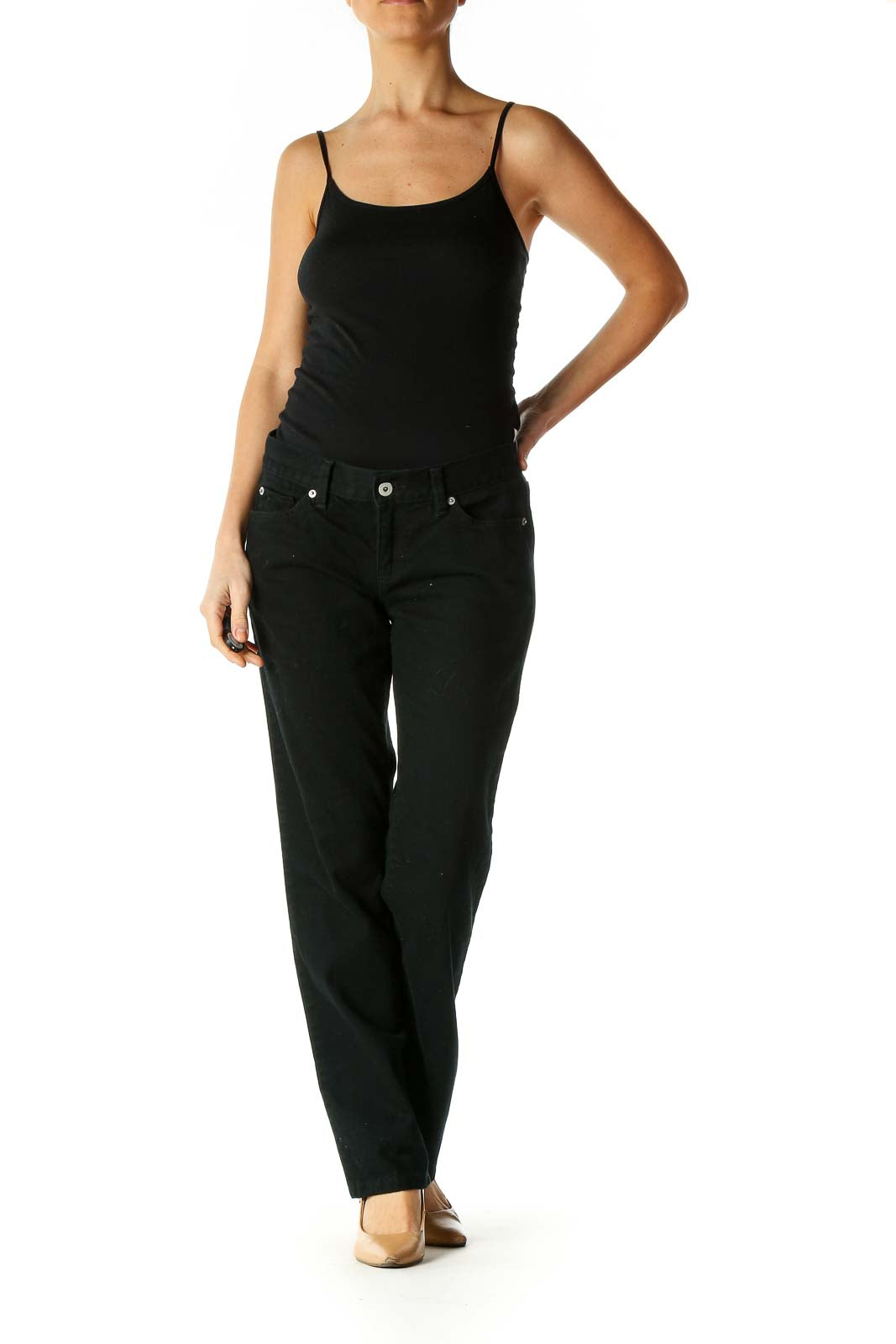 Black Casual Skinny Jeans