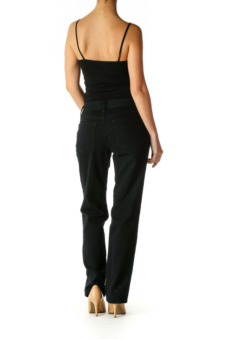 Black Casual Skinny Jeans