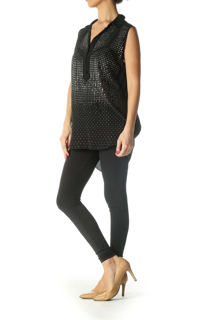 Black Sequin Tunic