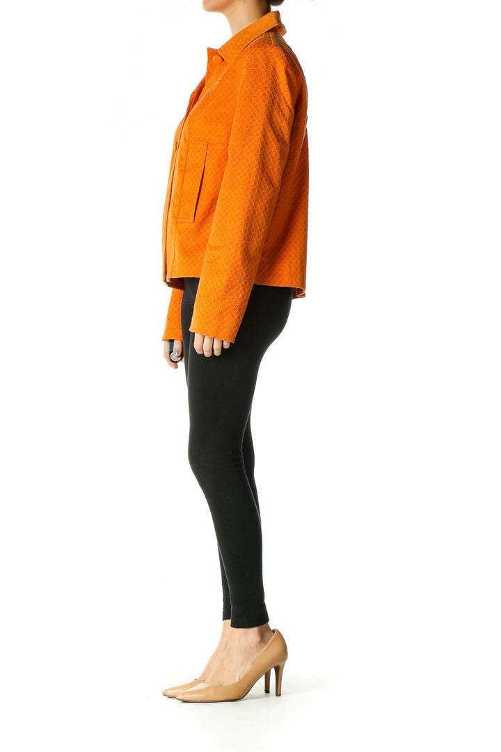 Orange Windbreaker Jacket