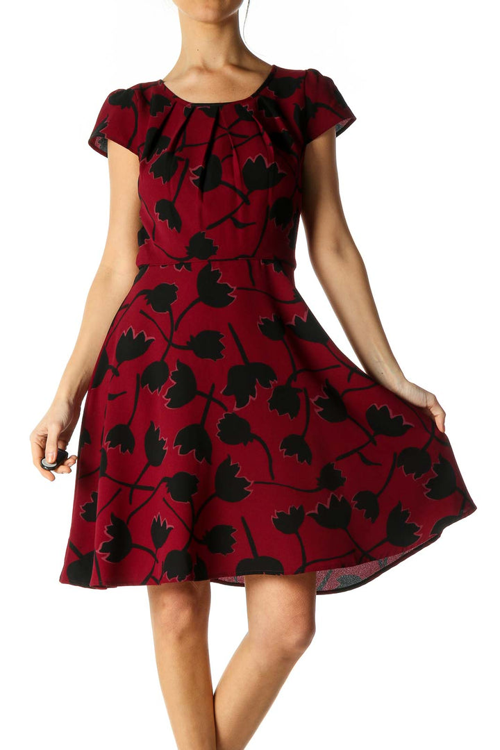 Red A-Line Dress