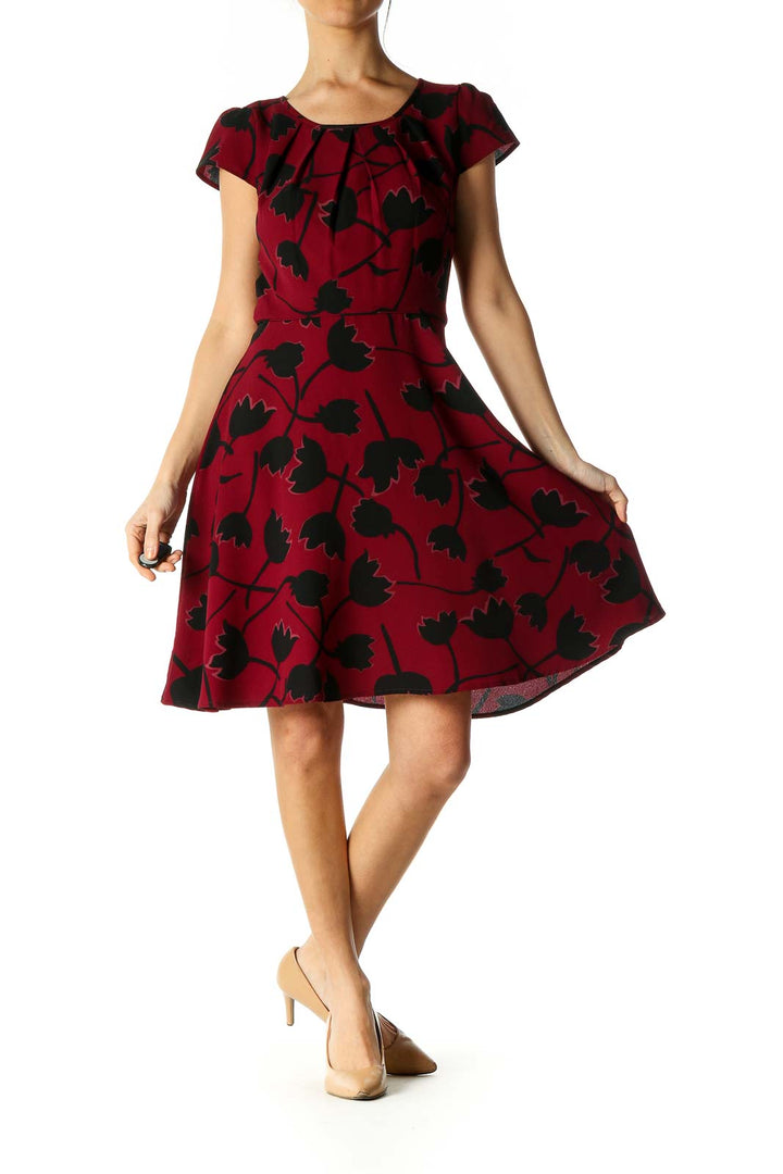 Red A-Line Dress