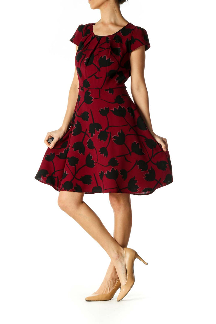 Red A-Line Dress