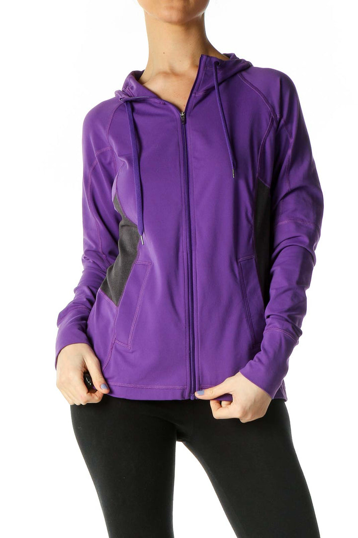 Purple Windbreaker Jacket