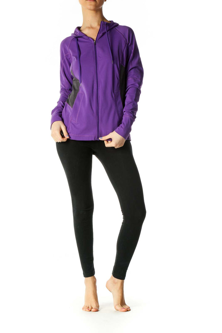 Purple Windbreaker Jacket