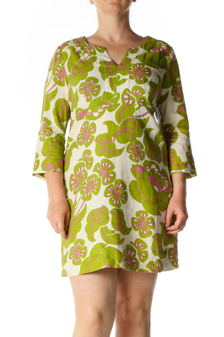 Green Holiday A-Line Dress