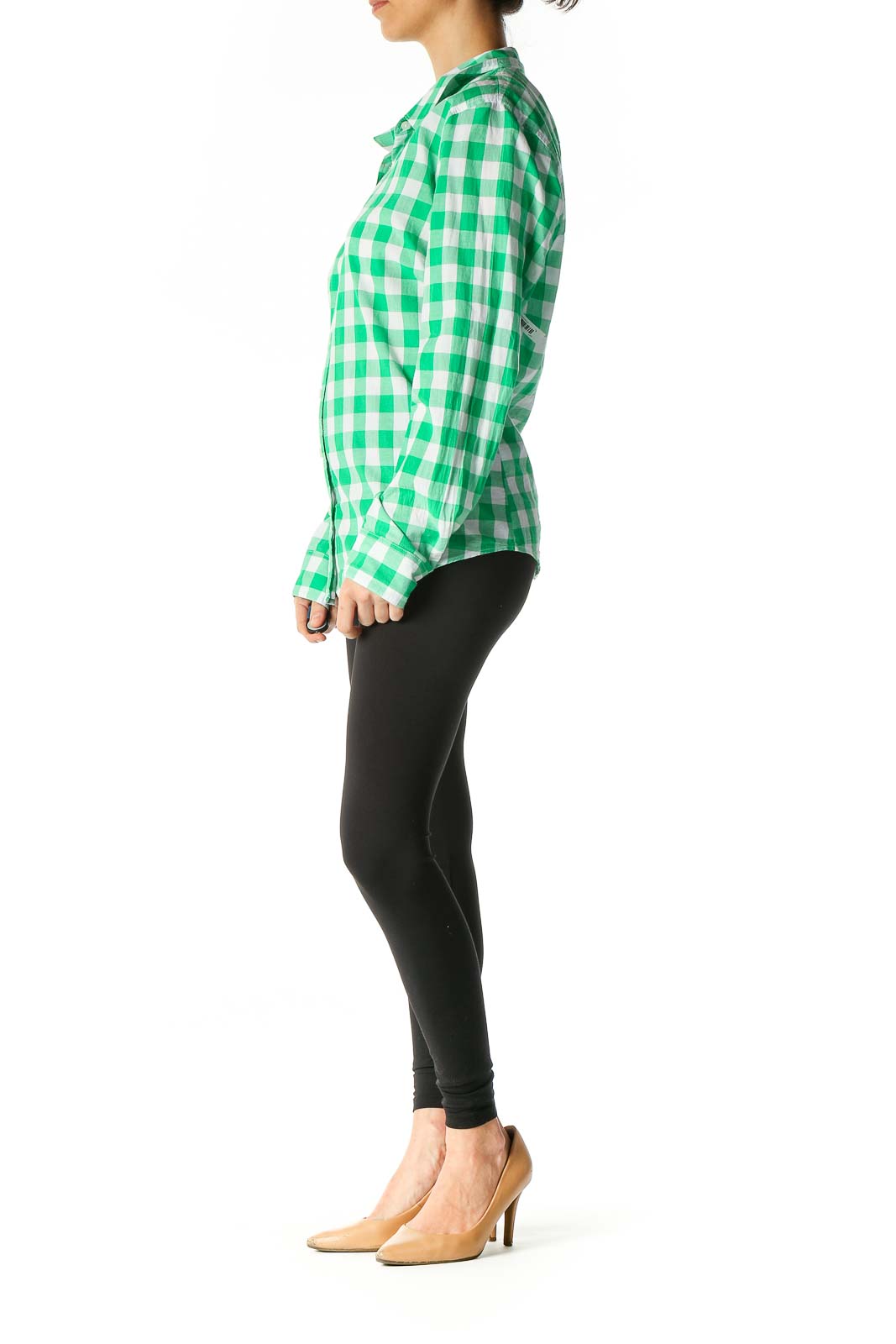 Green Checkered Semiformal Shirt