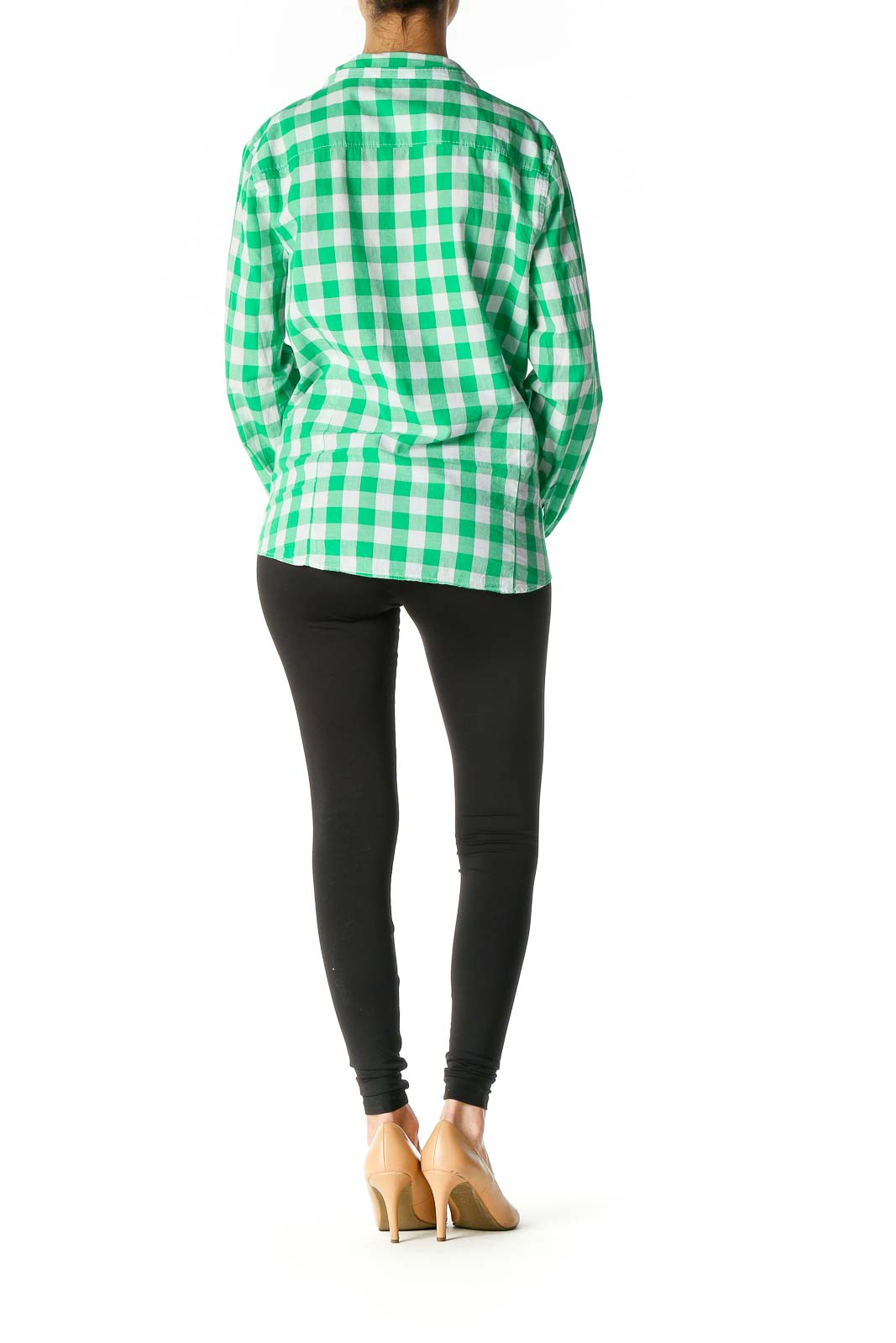 Green Checkered Semiformal Shirt