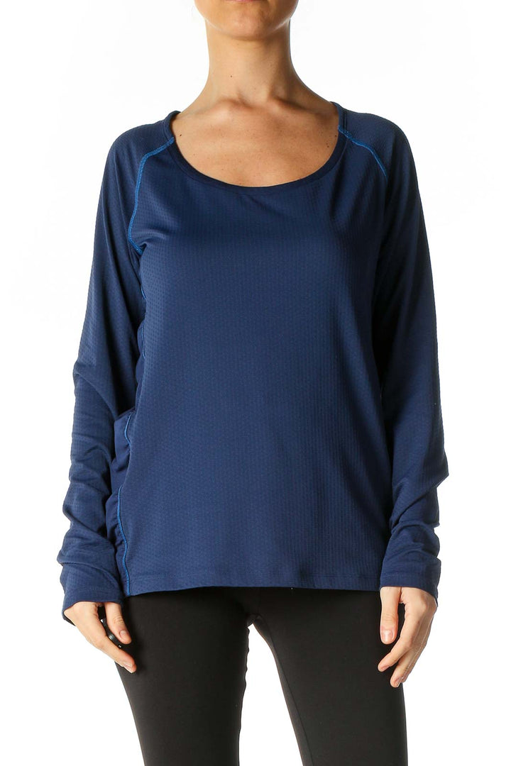 Blue Activewear Top