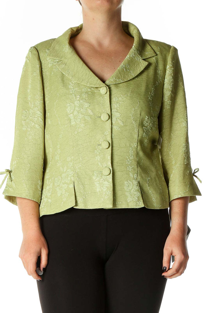 Green Embroidered Jacket