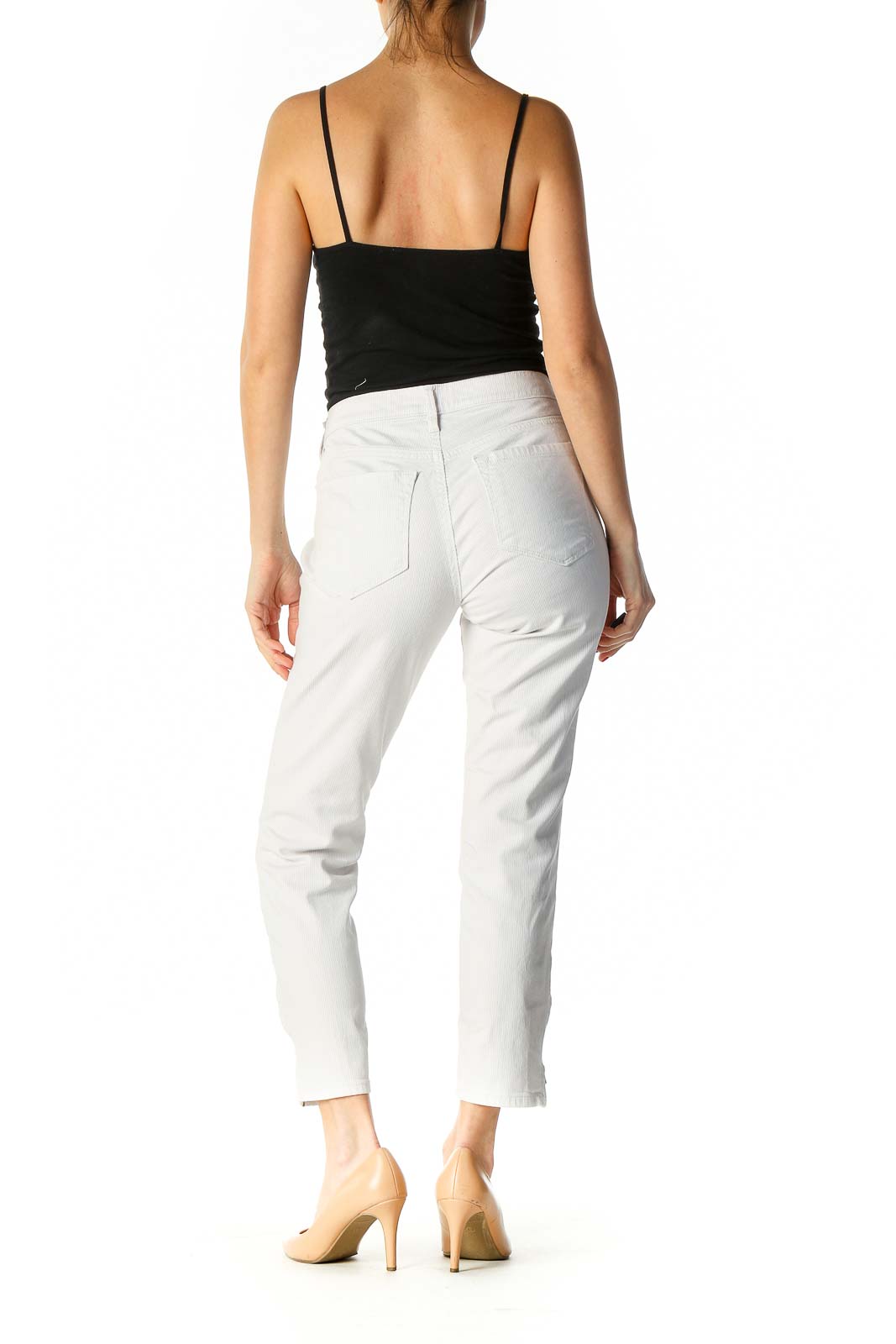 White Casual Skinny Jeans