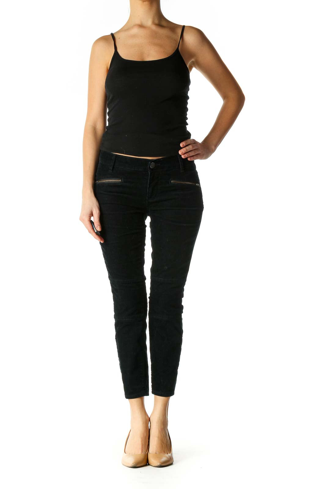 Black Casual Skinny Jeans