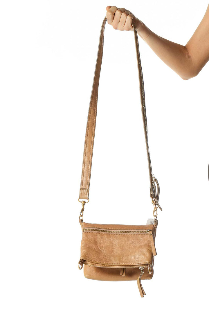 Beige Crossbody Bag