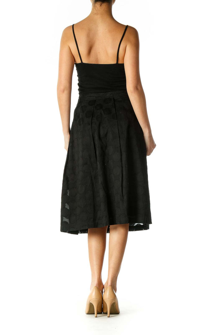 Black Brunch Pleated Skirt