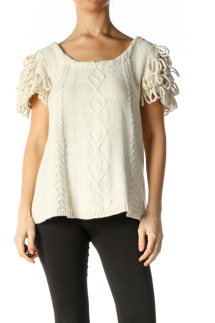 Beige Lace Blouse