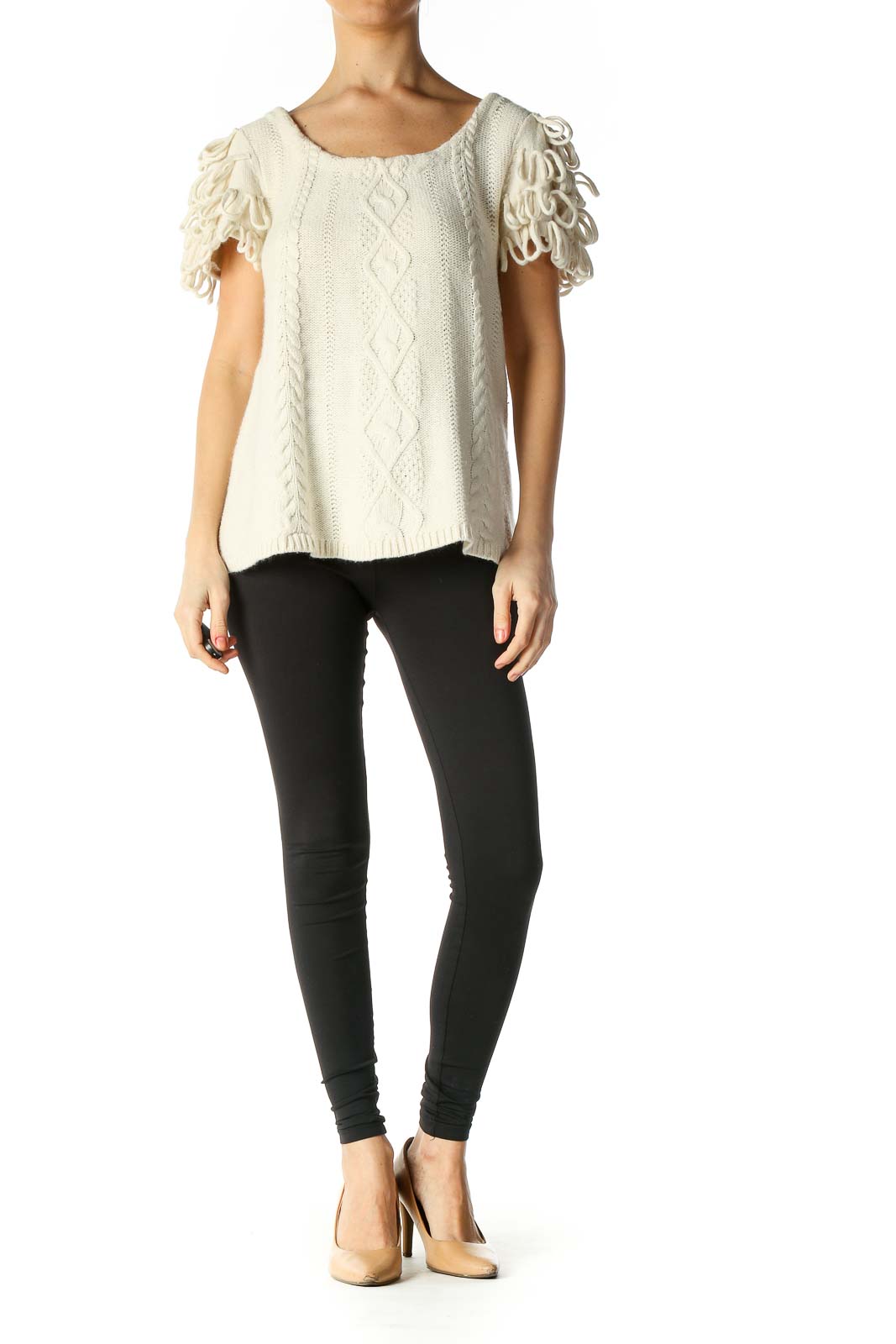 Beige Lace Blouse