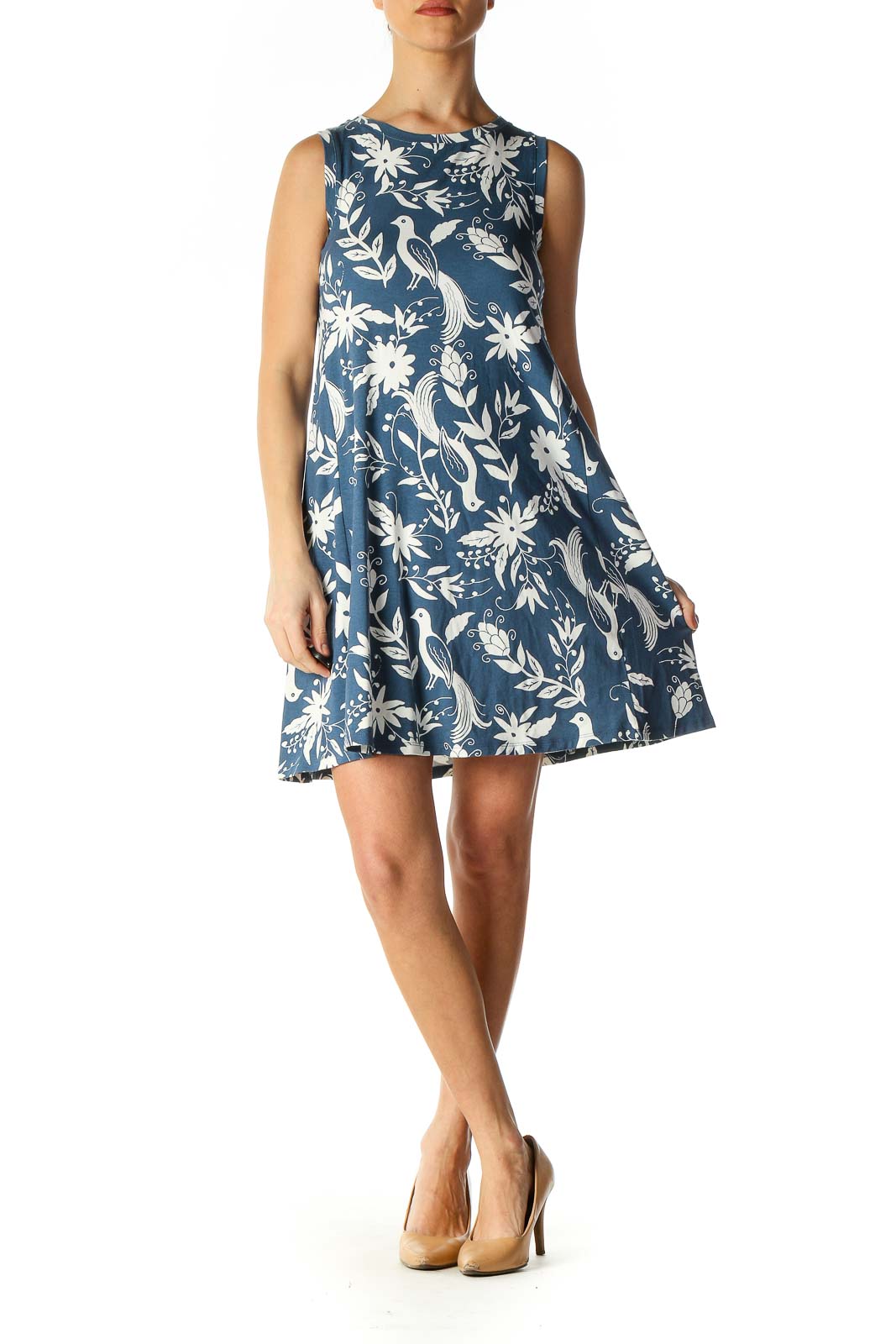 Blue Holiday A-Line Dress