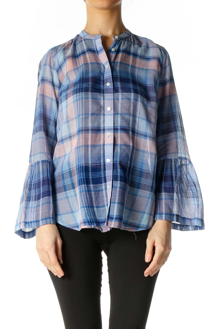 Blue Checkered Formal Shirt