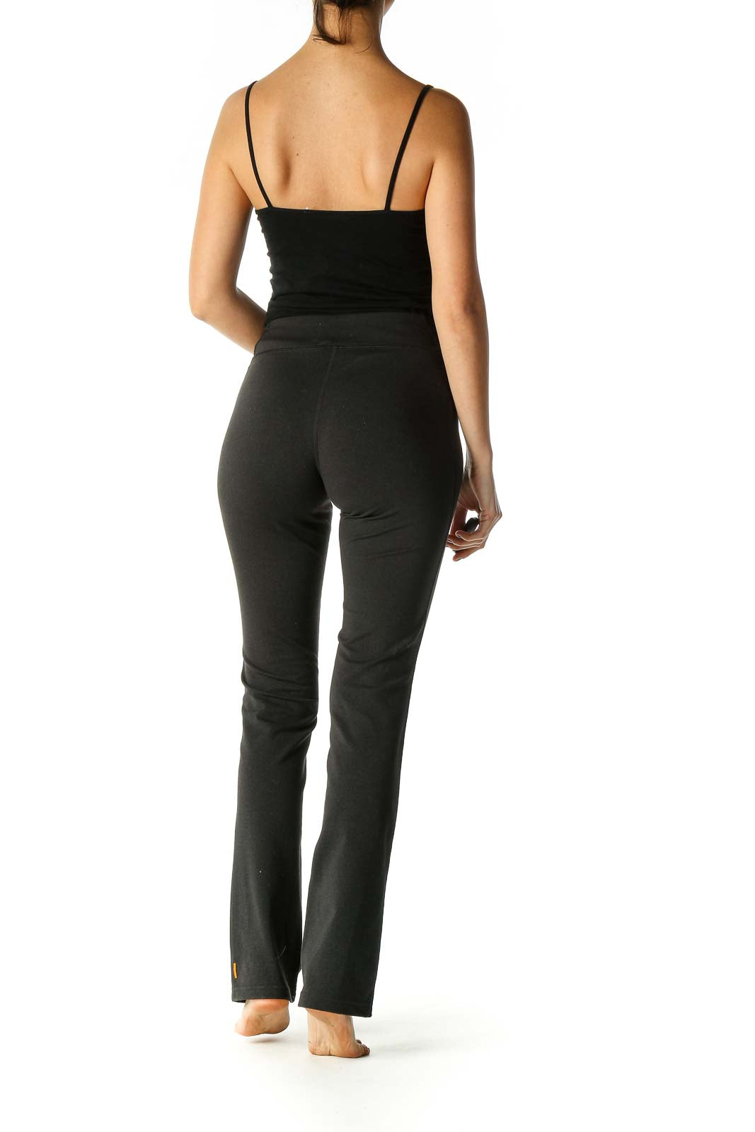 Black Solid Casual Trousers