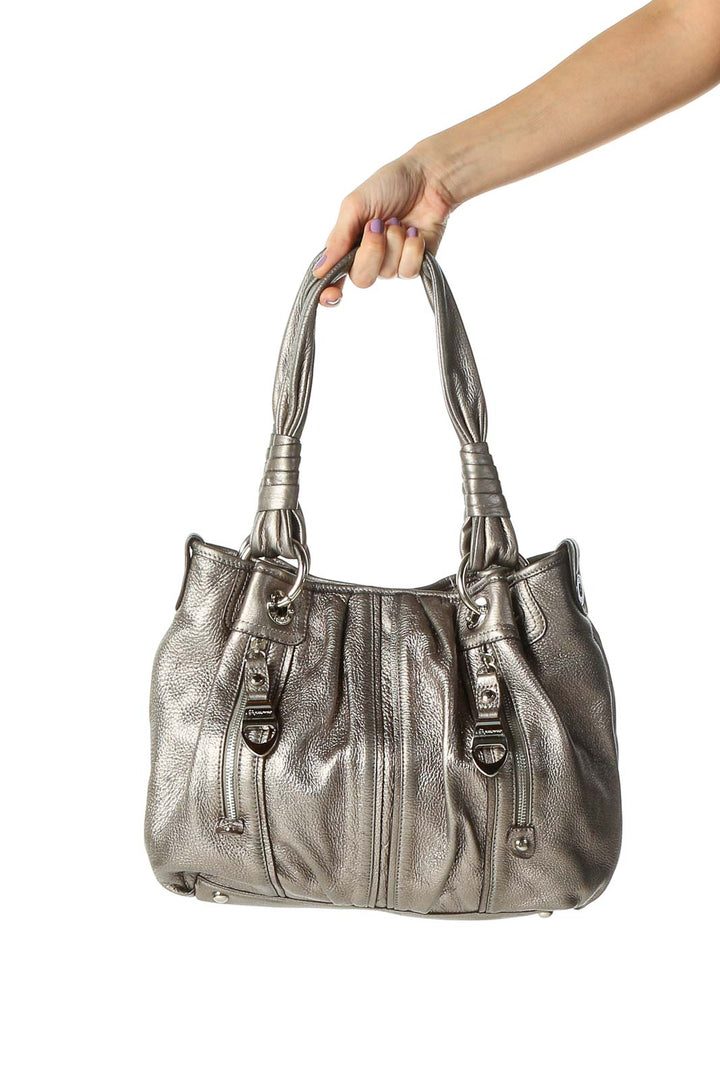 Silver Shoulder Bag