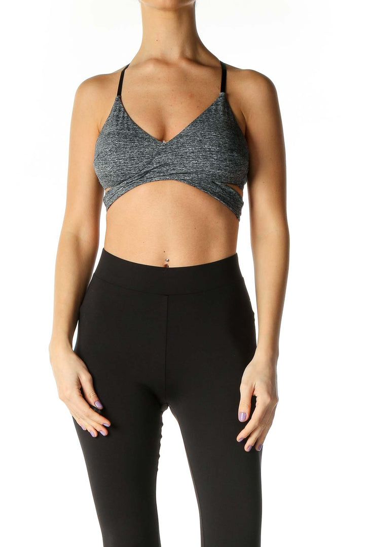 Gray Active Bra