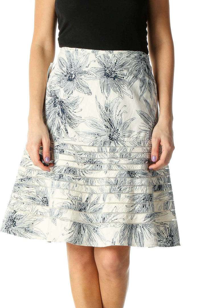 White Brunch Straight Skirt