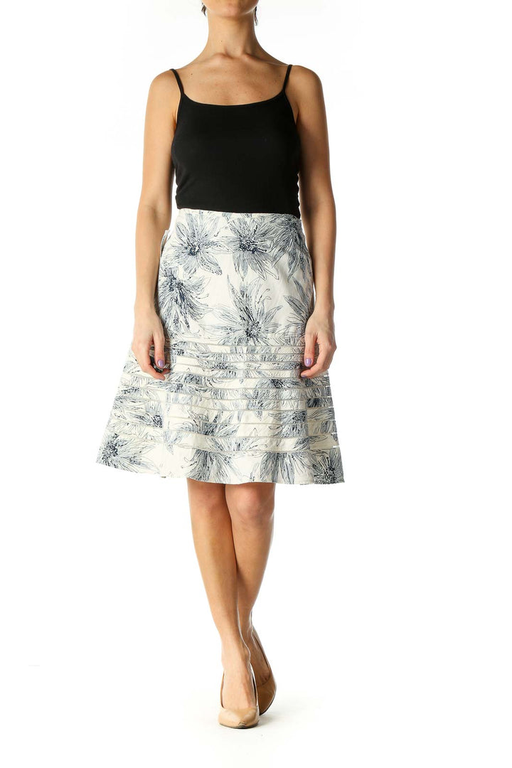 White Brunch Straight Skirt