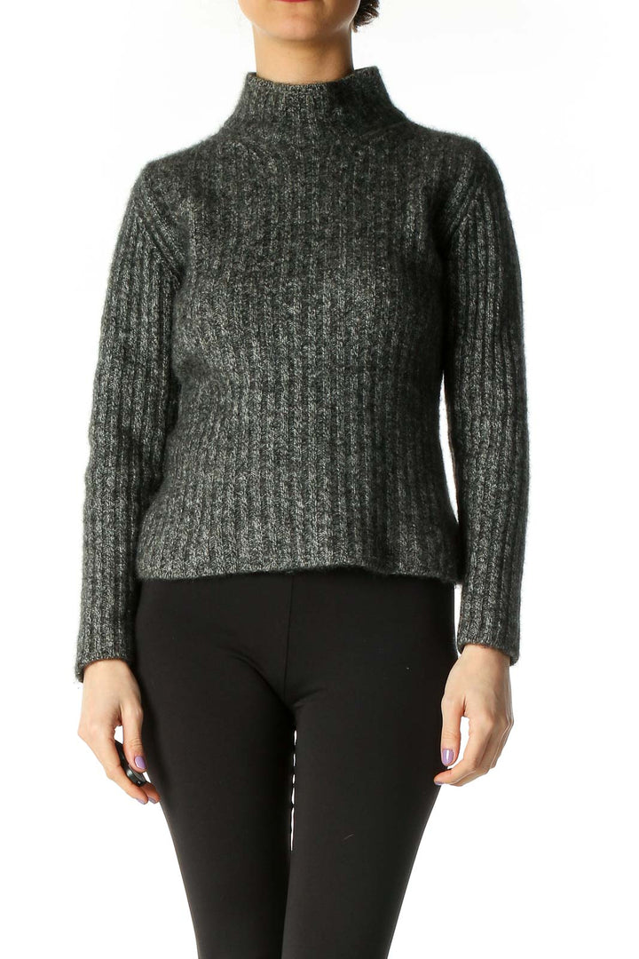 Black Textured Sweater