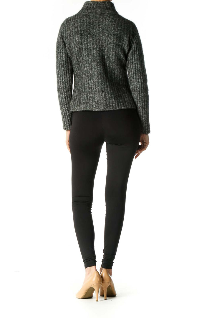 Black Textured Sweater