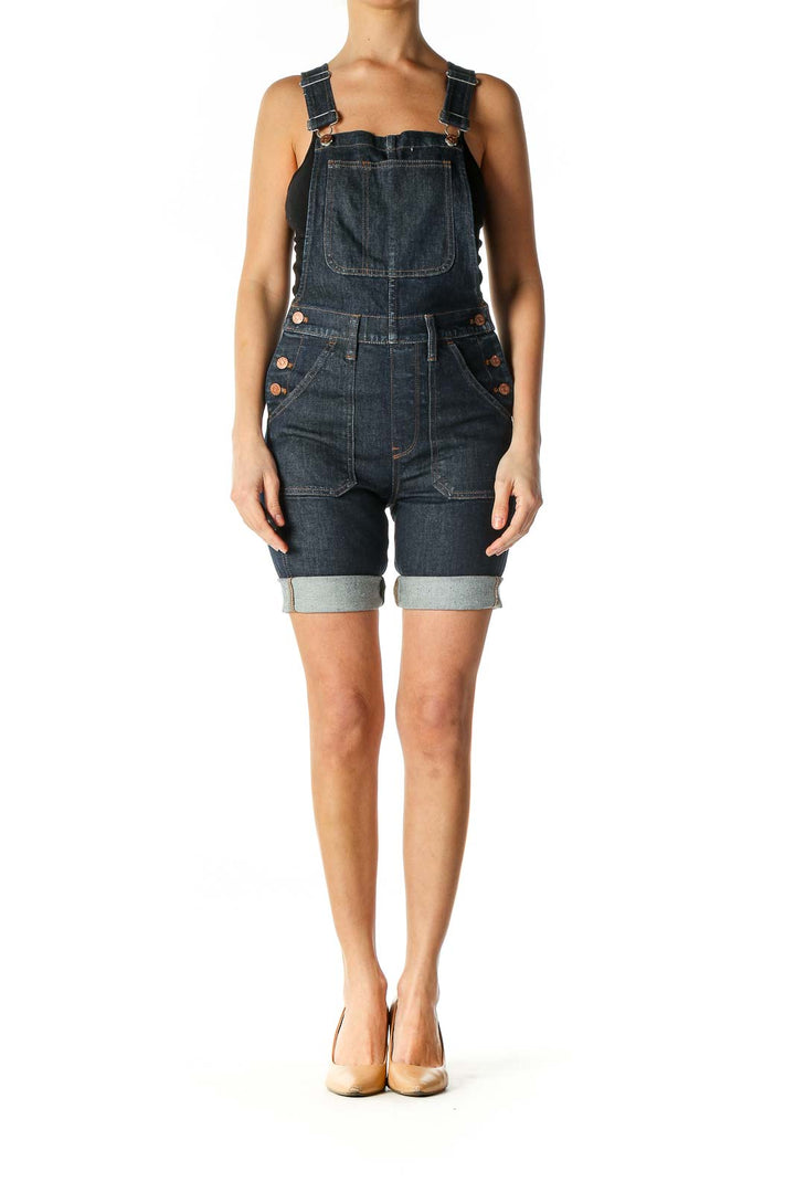 Blue Denim Overalls