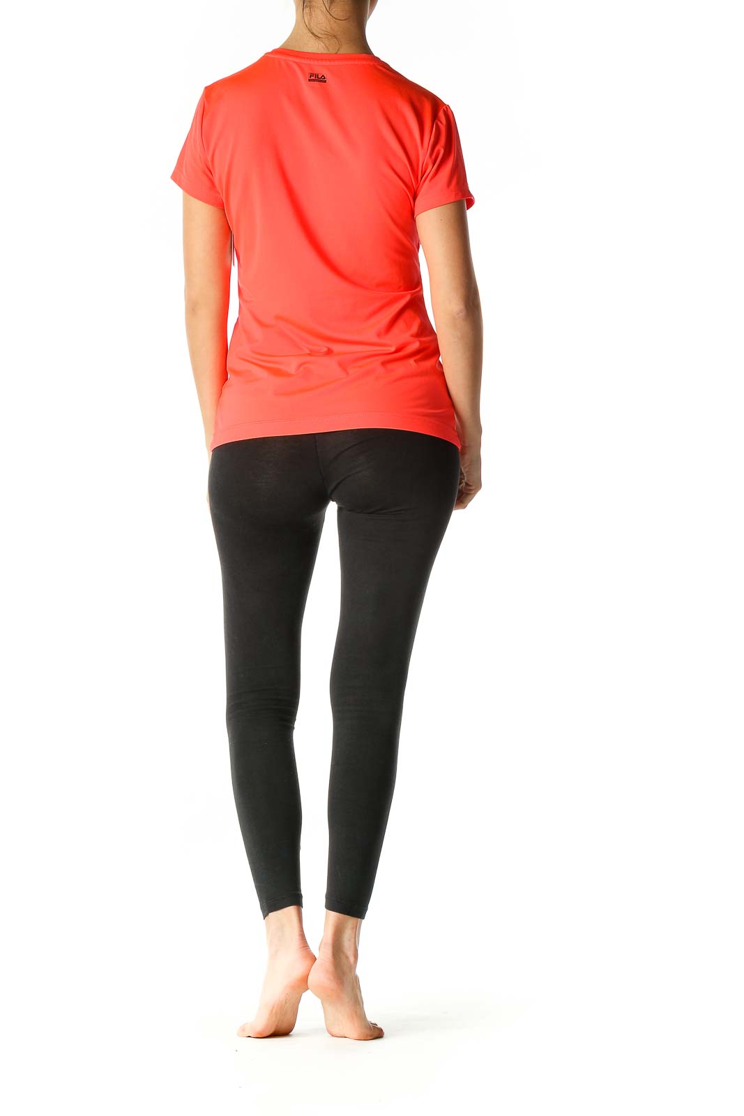 Red Solid Activewear T-Shirt