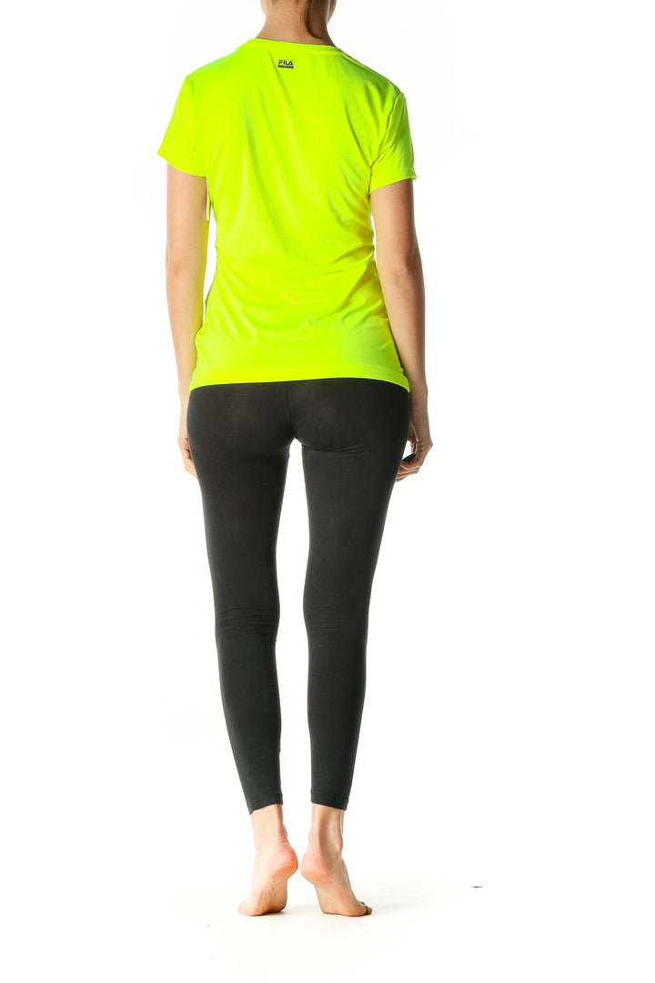 Green Solid Activewear T-Shirt