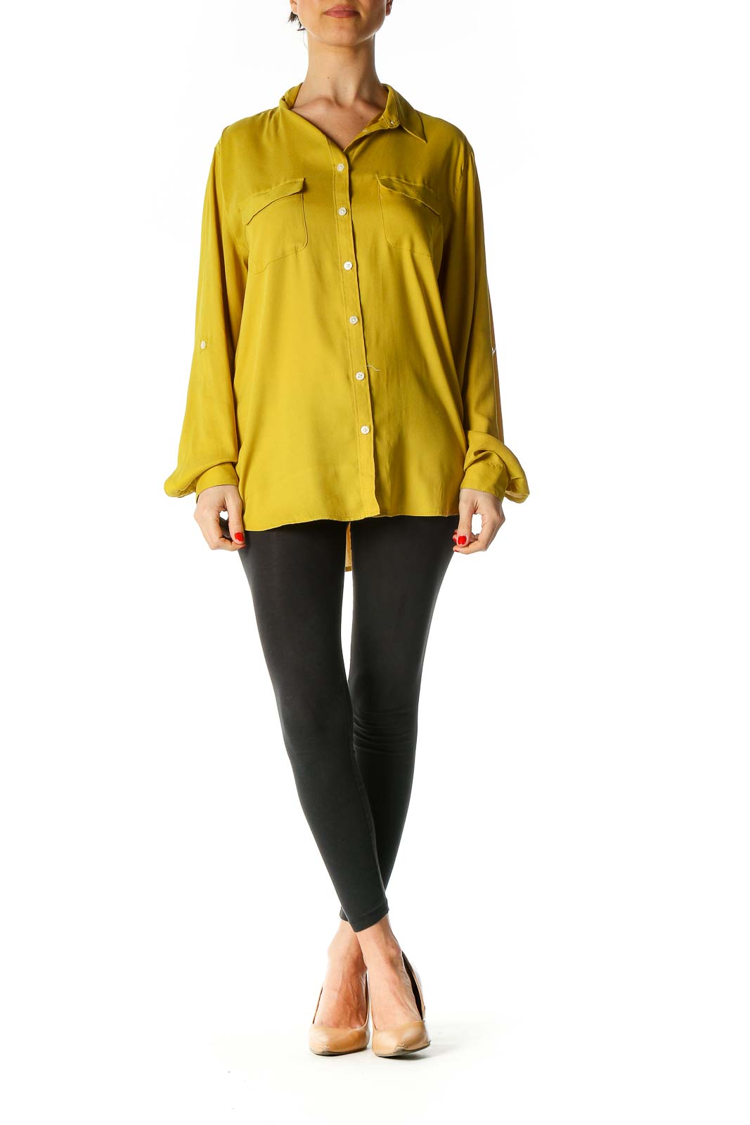 Yellow Solid Shirt