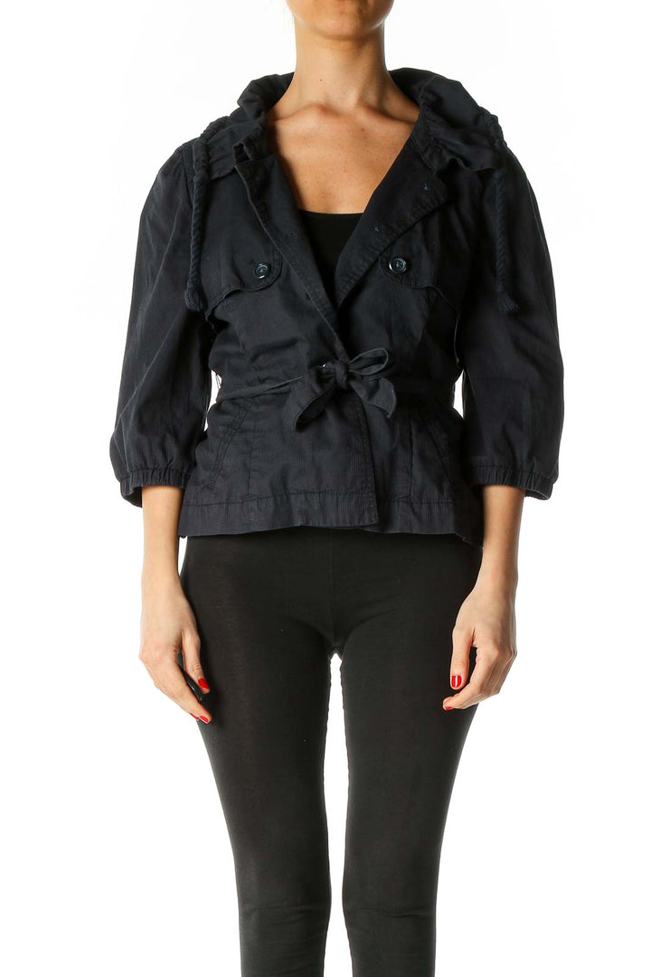 Black Denim Blazer