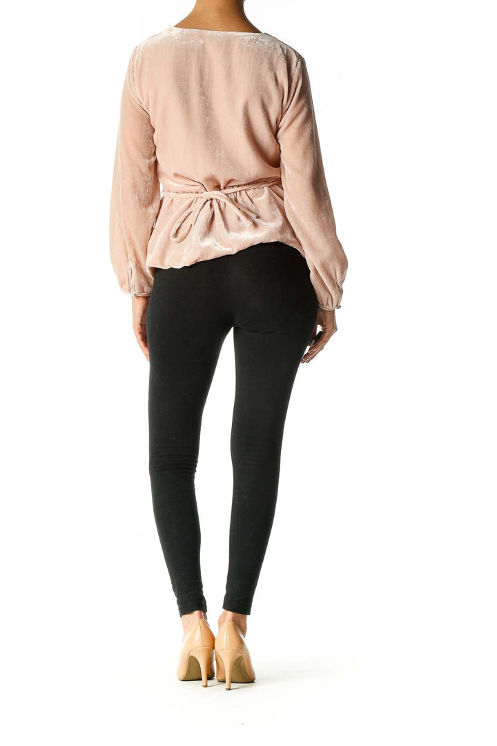 Pink Solid All Day Wear Blouse