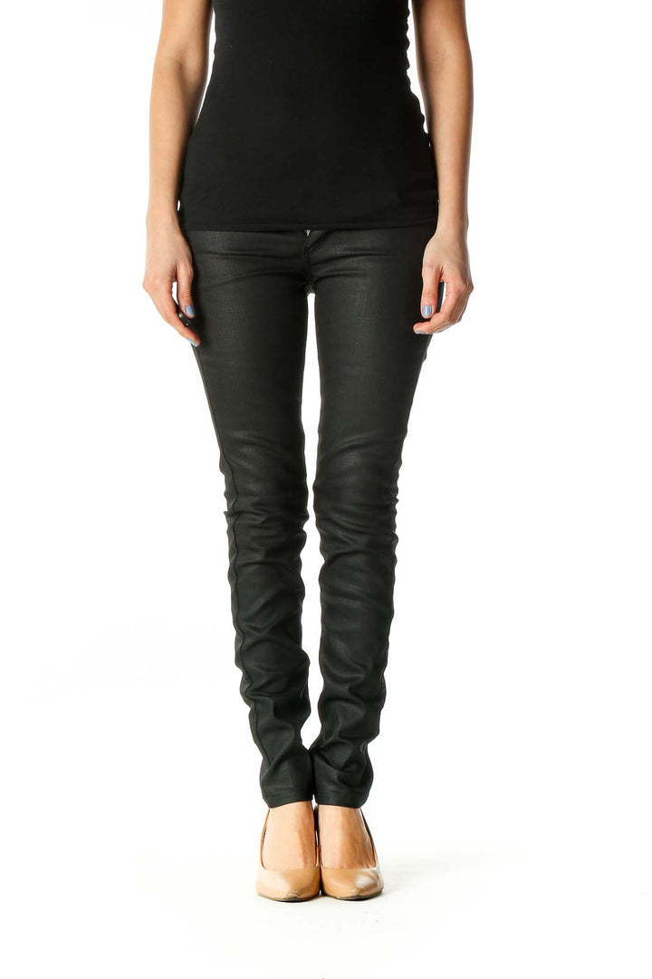 Black Casual Skinny Jeans