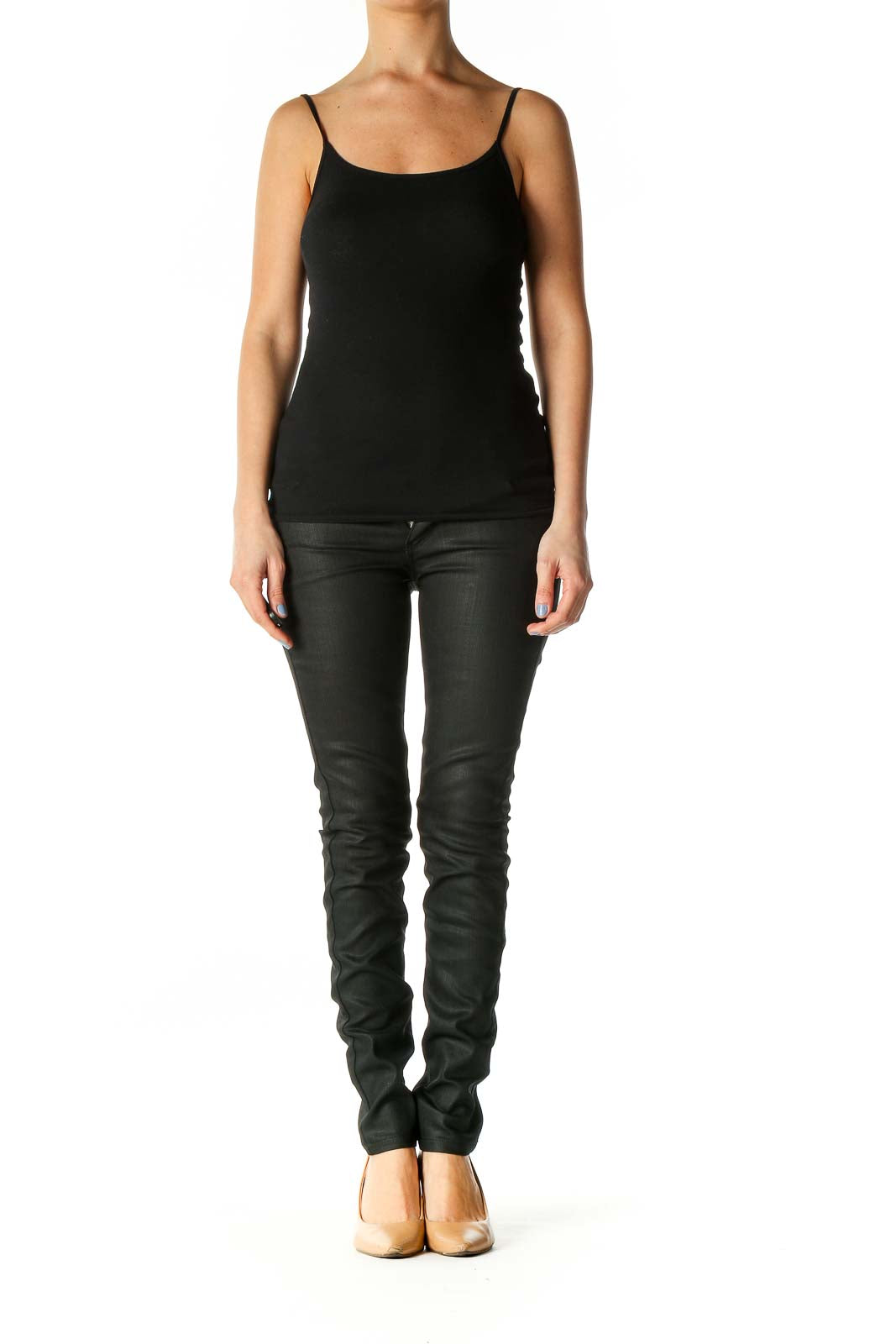 Black Casual Skinny Jeans