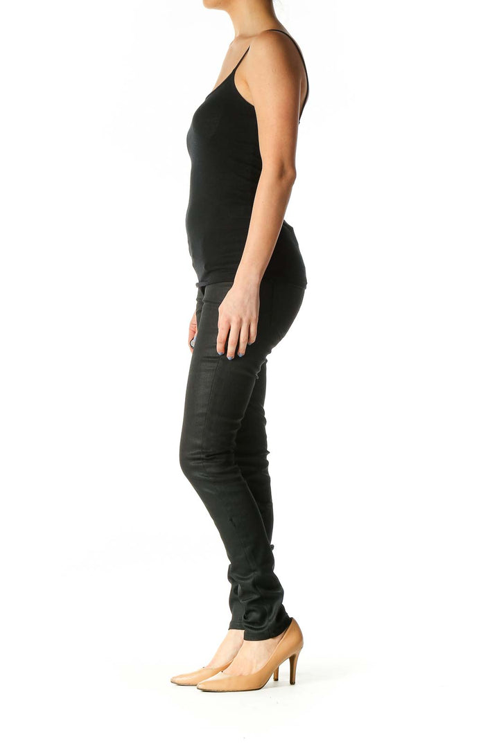 Black Casual Skinny Jeans