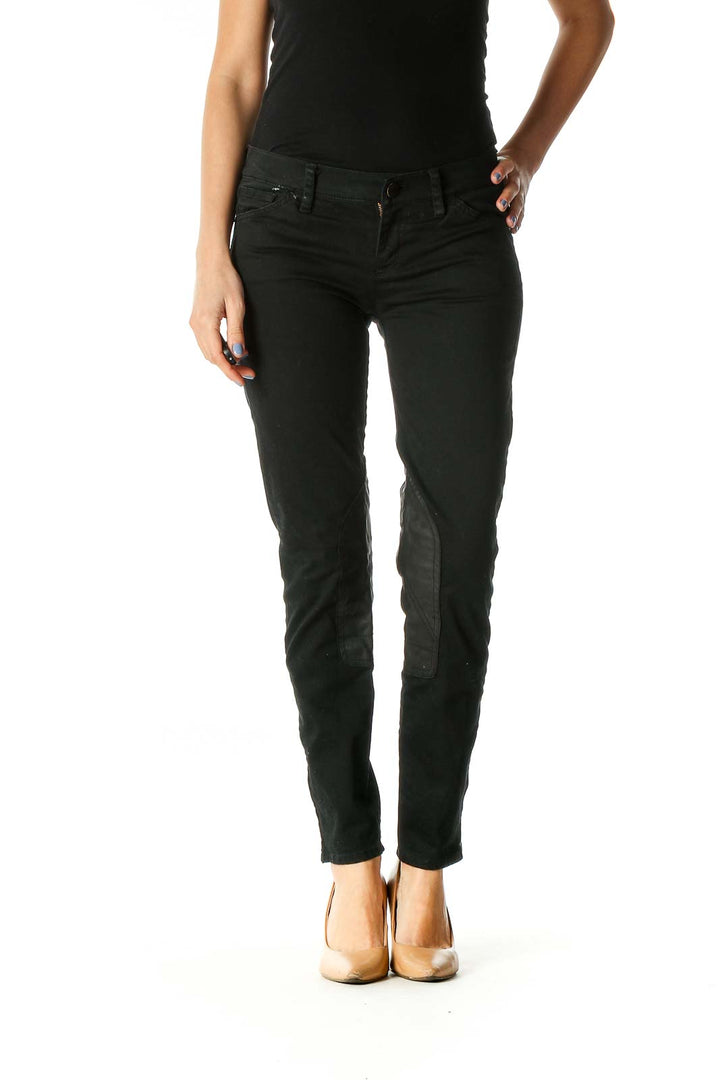 Black Casual Skinny Jeans