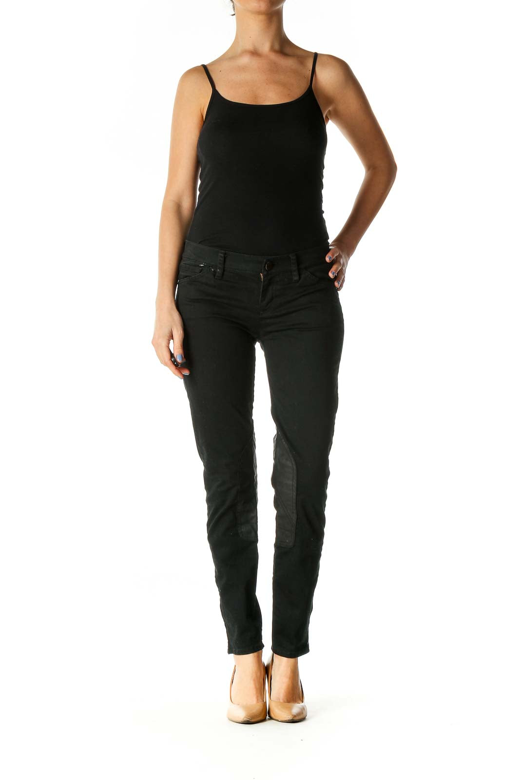 Black Casual Skinny Jeans